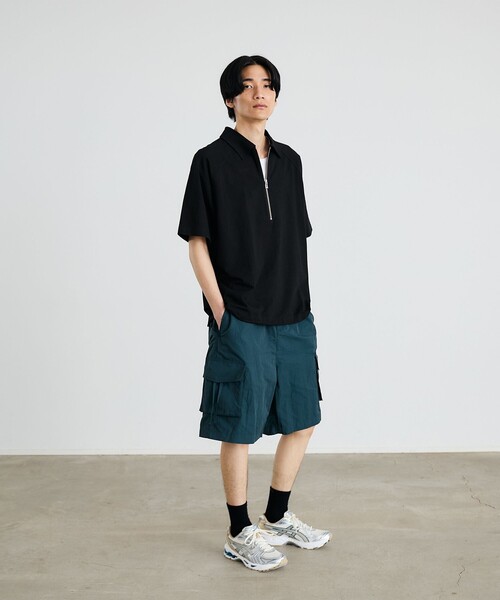 City Ambient Products(シティアンビエントプロダクツ)の「City Ambient Products: CTN/NYN バギー カーゴ ショーツ(その他パンツ・メンズ・チャコールグレー/ダークグリーン/ダークブラウン・LARGE/MEDIUM)」の6枚目の写真