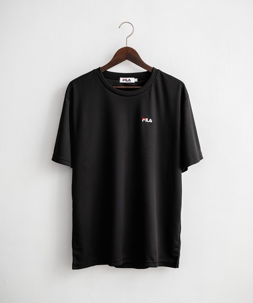 FILA(フィラ)の「FILA フィラ QUICKDRY 吸汗速乾オーバーサイズワンポイントロゴ刺繍メッシュクルーネック半袖Tシャツ(Tシャツ/カットソー・メンズ・ブラック/ホワイト/ライトグレー/ネイビー・LL/M/L)」の21枚目の写真