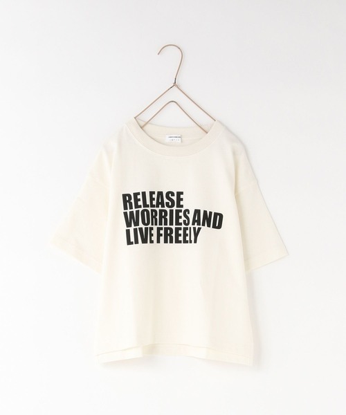 LOWRYS FARM（ローリーズファーム）の「アソートロゴプリントＴシャツ　499041（Tシャツ/カットソー・キッズ・ブラック/オフホワイト/チャコールグレー/ホワイト系その他・110cm/120cm/130cm/140cm/150cm）」の8枚目の写真