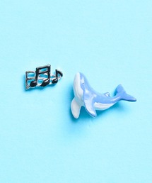gargle ガーグル:海の生き物シリーズ ザトウクジラ ピアス