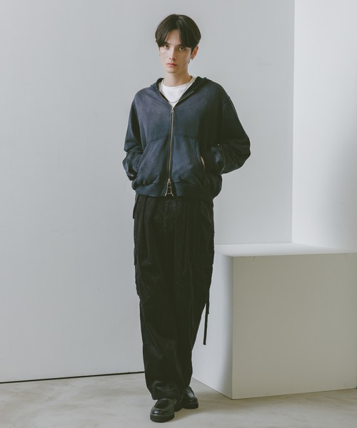 RAGEBLUE(レイジブルー)の「コーデュロイバギーワイドカーゴパンツ(カーゴパンツ・メンズ・ブラウン/グリーン/ネイビー/ブラック・LARGE/SMALL/MEDIUM)」の7枚目の写真