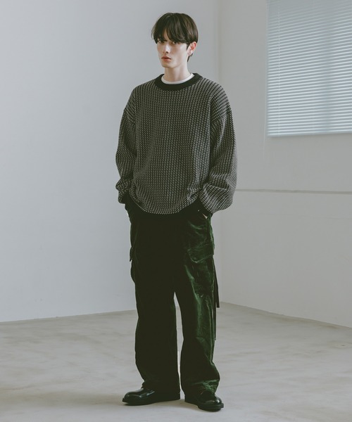 RAGEBLUE(レイジブルー)の「コーデュロイバギーワイドカーゴパンツ(カーゴパンツ・メンズ・ブラウン/グリーン/ネイビー/ブラック・LARGE/SMALL/MEDIUM)」の17枚目の写真