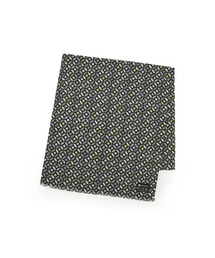 Perfect Suit FActory | インポート【V.FRASS（ヴィフラース）】幾何学柄マフラー　グレー/ブラウン(マフラー)