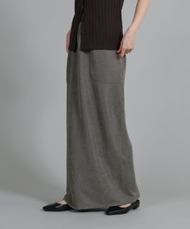 【Et】Front Pocket I-Line Skirt