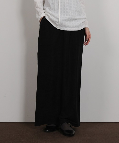 select MOCA Et（セレクトモカエト）の「【Et】Front Pocket I-Line Skirt（スカート・レディース・ブラック/グレー・LARGE/MEDIUM）」の10枚目の写真