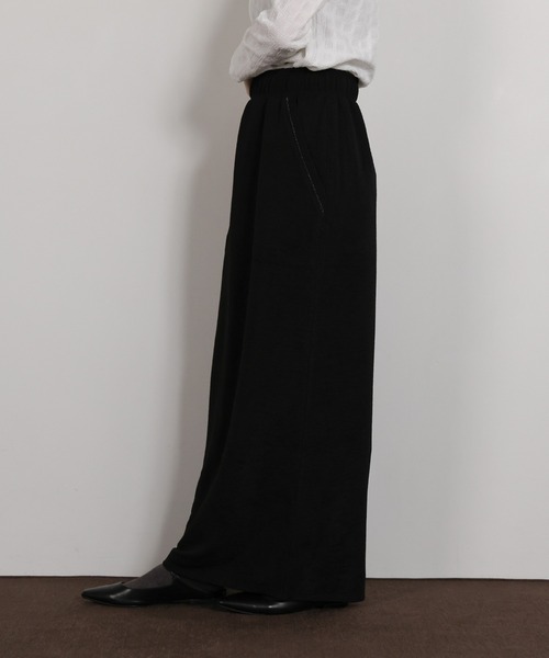 select MOCA Et（セレクトモカエト）の「【Et】Front Pocket I-Line Skirt（スカート・レディース・ブラック/グレー・LARGE/MEDIUM）」の4枚目の写真