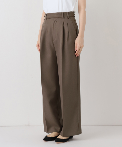 セール】PEツイルワイド2タックスラックス（スラックス）｜SLOBE IENA