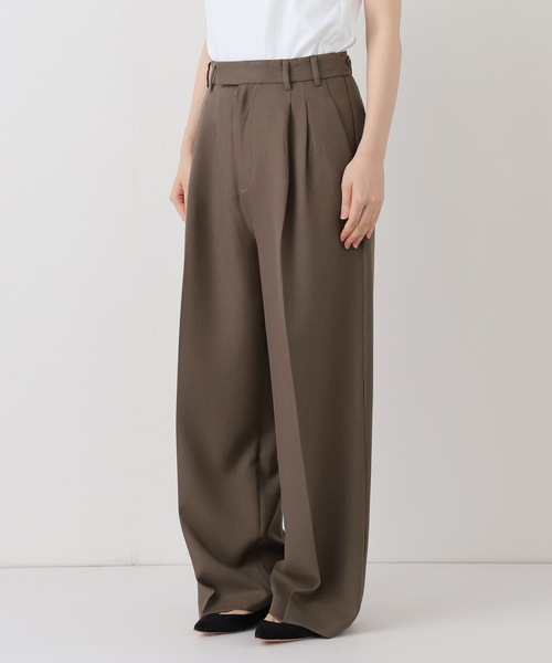 セール】PEツイルワイド2タックスラックス（スラックス）｜SLOBE IENA