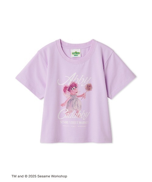 SESAME STREET(セサミストリート)の「【CHARMING THEY ARE!】クロップドTシャツ(Tシャツ/カットソー・レディース・ブルー/アイボリー/ピンク・F)」の1枚目の写真
