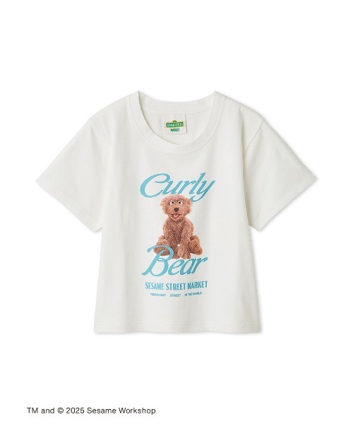 SESAME STREET(セサミストリート)の「【CHARMING THEY ARE!】クロップドTシャツ(Tシャツ/カットソー・レディース・ブルー/アイボリー/ピンク・F)」の10枚目の写真