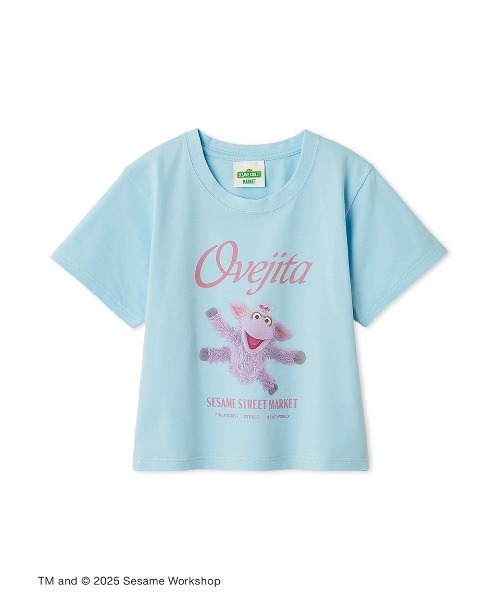 SESAME STREET(セサミストリート)の「【CHARMING THEY ARE!】クロップドTシャツ(Tシャツ/カットソー・レディース・ブルー/アイボリー/ピンク・F)」の13枚目の写真