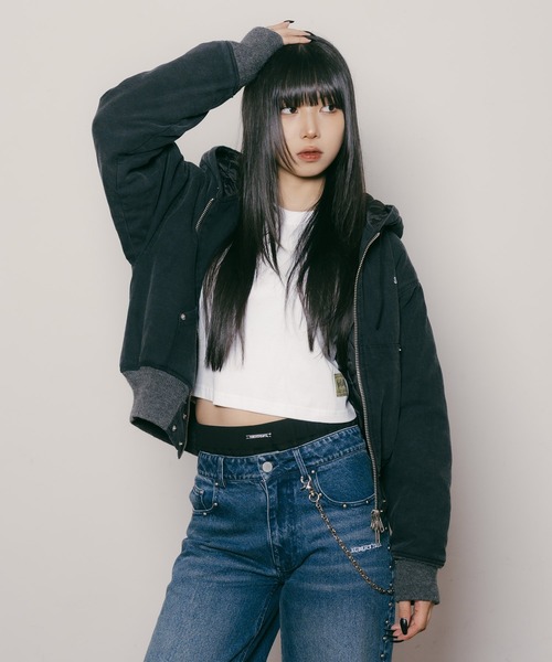 Subciety(サブサエティ)の「Rib short pants【WOMEN】(その他パンツ・レディース・ベージュ/グレー/ブラック・FREE)」の7枚目の写真