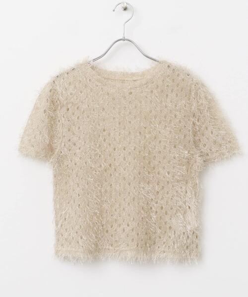 ITEMS URBANRESEARCH（アイテムズ アーバンリサーチ）の「フリンジチビTシャツ（Tシャツ/カットソー・レディース・ブラック/ベージュ・FREE）」の7枚目の写真