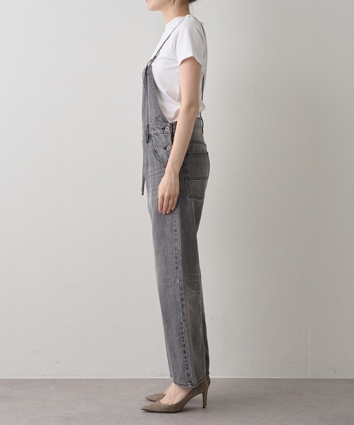 コットンヘンプデニムオールインワン（つなぎ/オールインワン