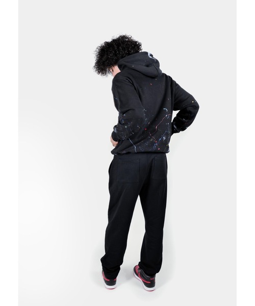 APPLEBUM(アップルバム)の「Paint Sweat Parka(パーカー・メンズ・ブラック・X-LARGE/MEDIUM/LARGE/XX-LARGE)」の4枚目の写真