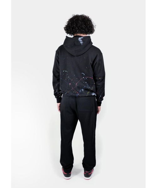 APPLEBUM(アップルバム)の「Paint Sweat Parka(パーカー・メンズ・ブラック・X-LARGE/MEDIUM/LARGE/XX-LARGE)」の5枚目の写真