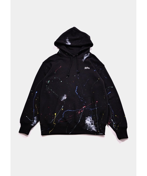 APPLEBUM(アップルバム)の「Paint Sweat Parka(パーカー・メンズ・ブラック・X-LARGE/MEDIUM/LARGE/XX-LARGE)」の6枚目の写真