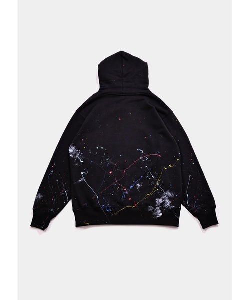 APPLEBUM(アップルバム)の「Paint Sweat Parka(パーカー・メンズ・ブラック・X-LARGE/MEDIUM/LARGE/XX-LARGE)」の7枚目の写真