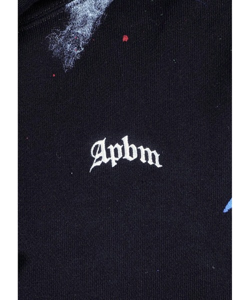 APPLEBUM(アップルバム)の「Paint Sweat Parka(パーカー・メンズ・ブラック・X-LARGE/MEDIUM/LARGE/XX-LARGE)」の9枚目の写真