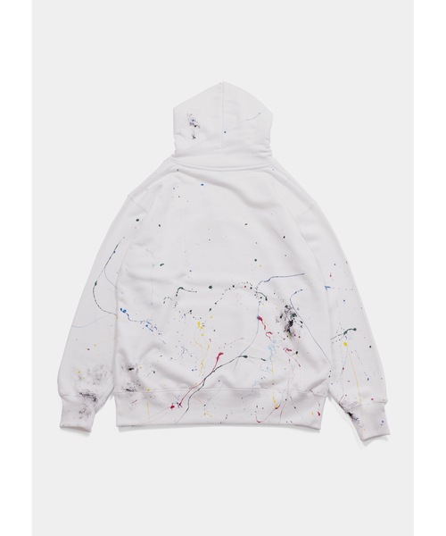 APPLEBUM(アップルバム)の「Paint Sweat Parka(パーカー・メンズ・ブラック・X-LARGE/MEDIUM/LARGE/XX-LARGE)」の11枚目の写真