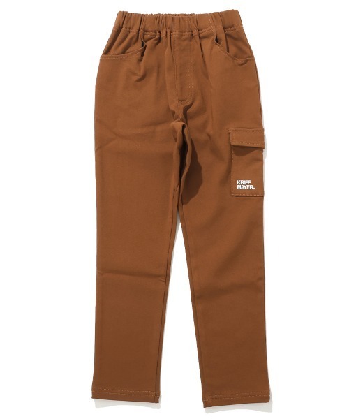 KRIFF MAYER Kid's Collection（クリフメイヤーキッズコレクション）の「【裏起毛】パンケーキカーゴパンツ（カーゴパンツ・キッズ・チャコール/ブラウン/ナチュラル/カーキ・120/140/130/150/160/170）」の3枚目の写真
