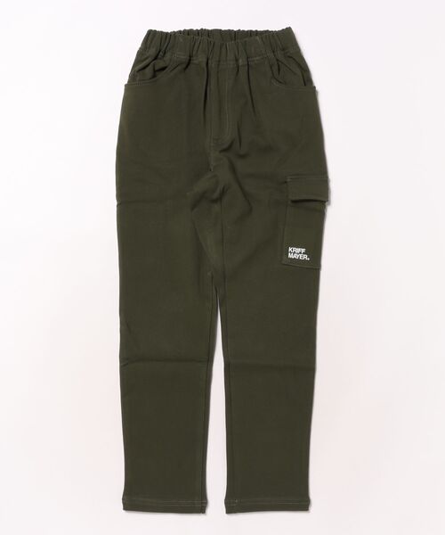 KRIFF MAYER Kid's Collection（クリフメイヤーキッズコレクション）の「【裏起毛】パンケーキカーゴパンツ（カーゴパンツ・キッズ・チャコール/ブラウン/ナチュラル/カーキ・120/140/130/150/160/170）」の9枚目の写真