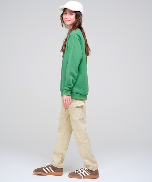 KRIFF MAYER Kid's Collection（クリフメイヤーキッズコレクション）の「【裏起毛】パンケーキカーゴパンツ（カーゴパンツ・キッズ・チャコール/ブラウン/ナチュラル/カーキ・120/140/130/150/160/170）」の6枚目の写真