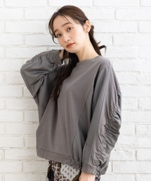sabstreet my standard（サブストリートマイスタンダード）の「FONTLAB シャーリング切替プルオーバー（Tシャツ/カットソー）」
