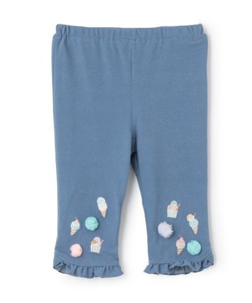 baby cheer(ベイビーチアー)の「アイスクリーム7分丈パンツ(その他パンツ・キッズ・オフホワイト/ブルー/ピンク・100cm/110cm/80cm/120cm/90cm)」の4枚目の写真