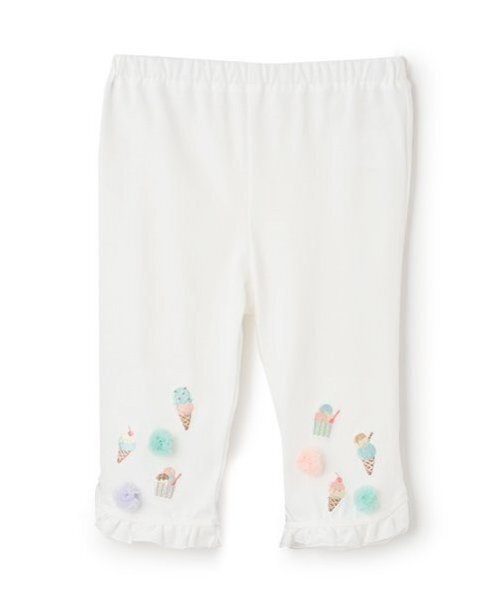 baby cheer(ベイビーチアー)の「アイスクリーム7分丈パンツ(その他パンツ・キッズ・オフホワイト/ブルー/ピンク・100cm/110cm/80cm/120cm/90cm)」の5枚目の写真