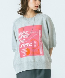 ROSE BUD | (GENE HEAVENS)HALF SLEEVE GRAPHIC SWEAT(スウェット)