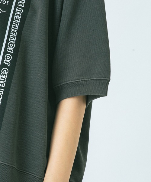 ROSE BUD(ローズバッド)の「(GENE HEAVENS)HALF SLEEVE GRAPHIC SWEAT(スウェット・レディース・チャコールグレー/グレー・ONE SIZE)」の18枚目の写真