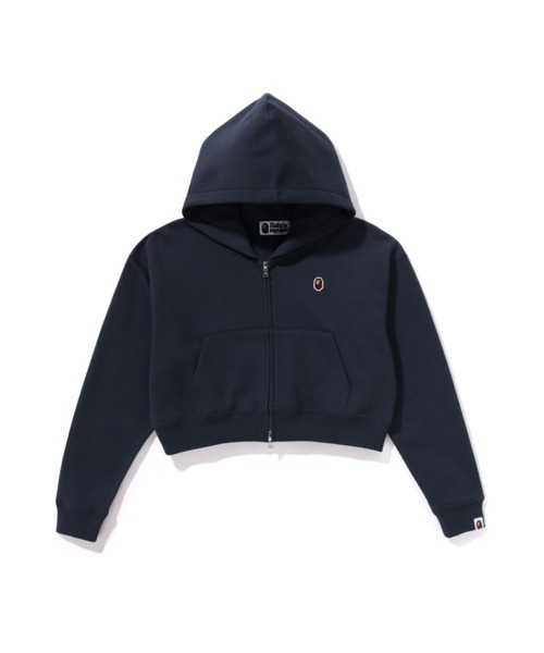 APE HEAD ONE POINT CROPPED ZIP HOODIE（パーカー）｜A BATHING APE