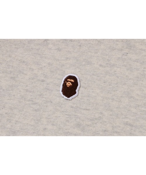 A BATHING APE（アベイシングエイプ）の「APE HEAD ONE POINT CROPPED ZIP HOODIE（パーカー・レディース・グレー/ネイビー・SMALL/MEDIUM）」の3枚目の写真