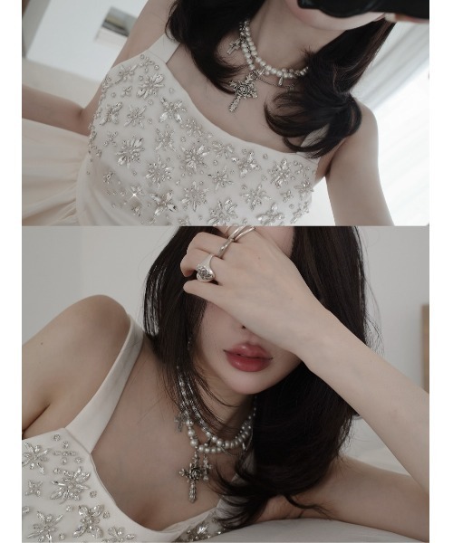 Darich♡ジュエリーフレアチュニック♡ブラック Darich（ダーリッチ）の「ジュエリーフレアチュニック（その他