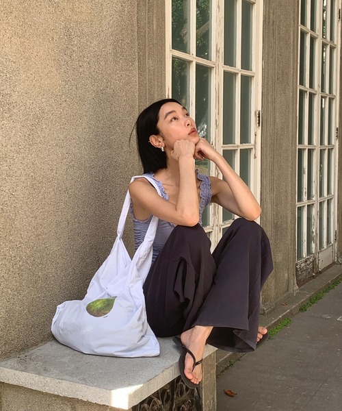 LONSLAN（ロンスラン）の「【LONSLAN】ソフトストレート ワイドパンツ LONW25a004（その他パンツ・レディース・ダークネイビー/グレイッシュベージュ・S/M）」の14枚目の写真