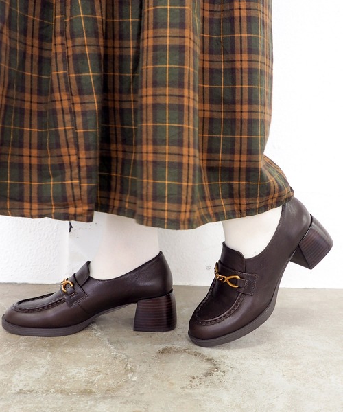 あしながおじさん（アシナガオジサン）の「ビットローファーパンプス　1310273（ローファー・レディース・ブラック/ダークブラウン/ワイン・23cm/24cm/24.5cm/23.5cm/22.5cm）」の13枚目の写真