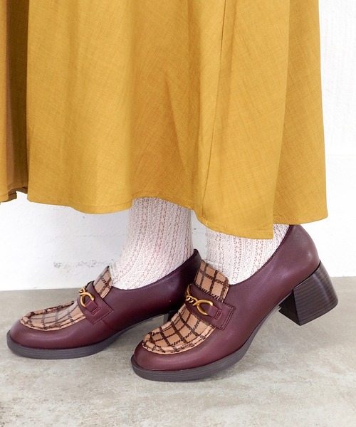 あしながおじさん（アシナガオジサン）の「ビットローファーパンプス　1310273（ローファー・レディース・ブラック/ダークブラウン/ワイン・23cm/24cm/24.5cm/23.5cm/22.5cm）」の17枚目の写真