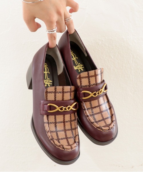 あしながおじさん（アシナガオジサン）の「ビットローファーパンプス　1310273（ローファー・レディース・ブラック/ダークブラウン/ワイン・23cm/24cm/24.5cm/23.5cm/22.5cm）」の22枚目の写真