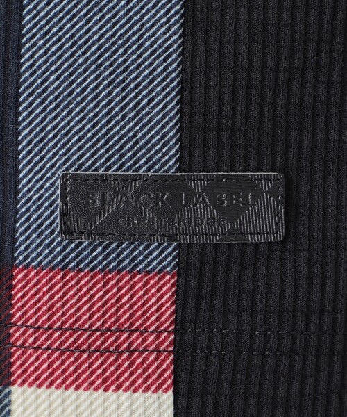 Dブラックレーベルクレストブリッジ★パネルチェック半袖Tシャツ新品M限定品 セール】 【一部店舗限定】パネルクレストブリッジチェックT