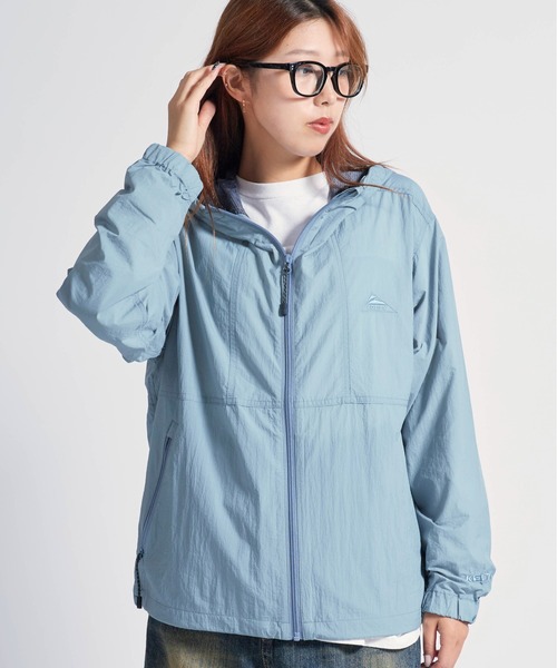 KELTY ケルティー Zapata Jacket KE23112042 ナイロンジャケット アウター 長袖 撥水 ワンポイント ロゴ フード ベージュ