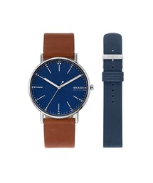 SKAGEN（スカーゲン）の「スカーゲン 腕時計＆付け替え用ストラップバンド セット メンズ アナログ レザー W69X215OT（アナログ腕時計・メンズ）」