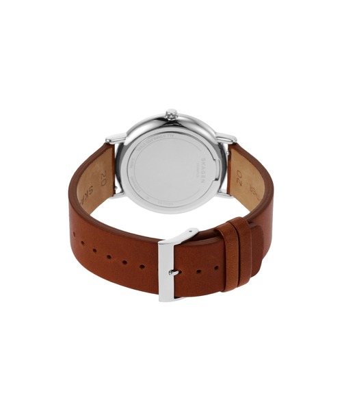 SKAGEN(スカーゲン)の「スカーゲン 腕時計&付け替え用ストラップバンド セット メンズ アナログ レザー W69X215OT(アナログ腕時計・メンズ・ブラウン・FREE)」の5枚目の写真