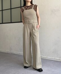 Thevon(ゼボン)のベルト付きサロペット(つなぎ/オールインワン)