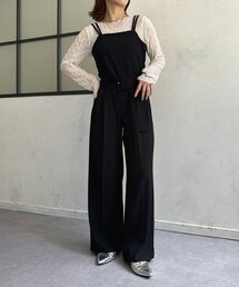 Thevon | ベルト付きサロペット(つなぎ/オールインワン)