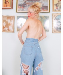 Little sunny bite | DAMAGED DENIM PANTS(デニムパンツ)