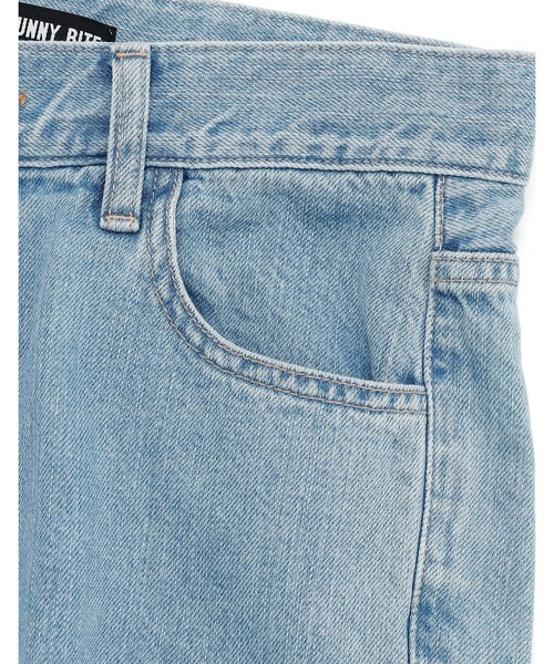 Little sunny bite(リトルサニーバイト)の「DAMAGED DENIM PANTS(デニムパンツ・レディース・ブルー・MEDIUM/SMALL)」の4枚目の写真