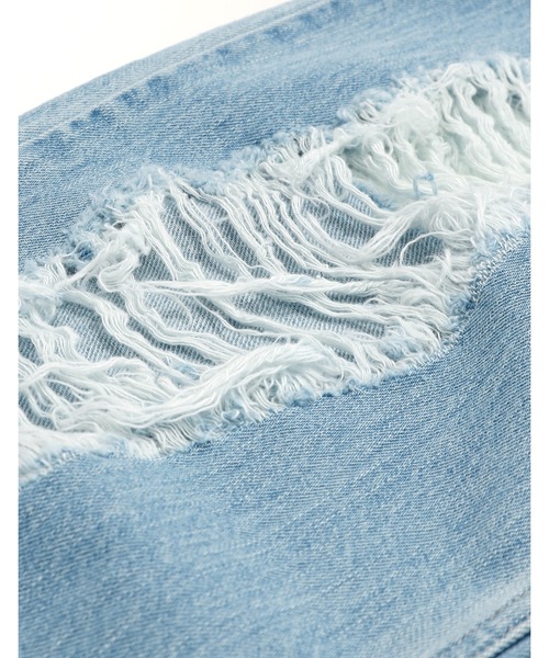 Little sunny bite(リトルサニーバイト)の「DAMAGED DENIM PANTS(デニムパンツ・レディース・ブルー・MEDIUM/SMALL)」の7枚目の写真