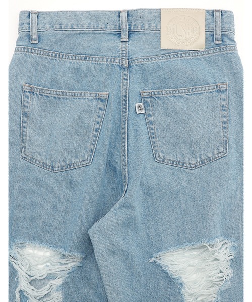 Little sunny bite(リトルサニーバイト)の「DAMAGED DENIM PANTS(デニムパンツ・レディース・ブルー・MEDIUM/SMALL)」の9枚目の写真