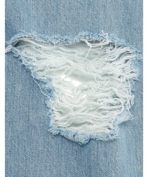 Little sunny bite(リトルサニーバイト)の「DAMAGED DENIM PANTS(デニムパンツ・レディース・ブルー・MEDIUM/SMALL)」の13枚目の写真